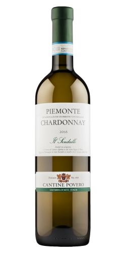 Вино Кантине Поверо Шардоне Пьемонте Иль Сендалло