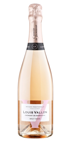 Игристое вино Луи Валлон Креман де Бордо Брют-Розе